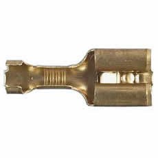 0-011-23 - Uninsulated Terminals, 6.3mm, Receptacle (With Locking Tab)