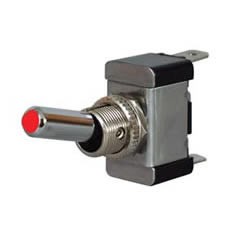 0-603-05 - Toggle Switch, Illuminated with 12/24V LED (Red)